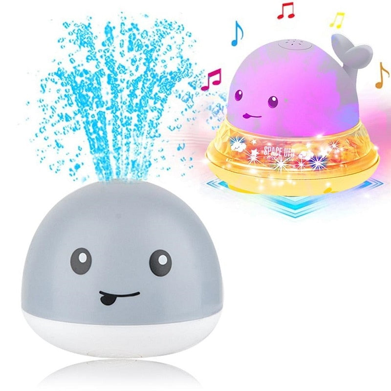 Cute Whale Bath Toy with Magical Water Spray Fun