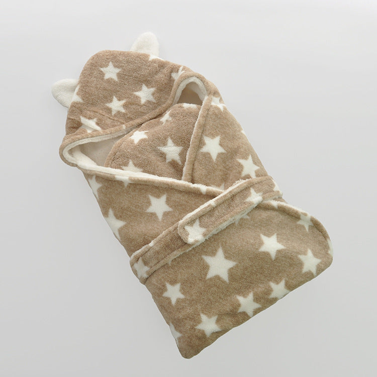 Cozy Printed Baby Swaddle – Soft, Warm, and Adorable