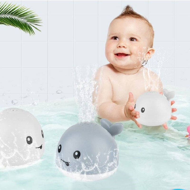 Cute Whale Bath Toy with Magical Water Spray Fun