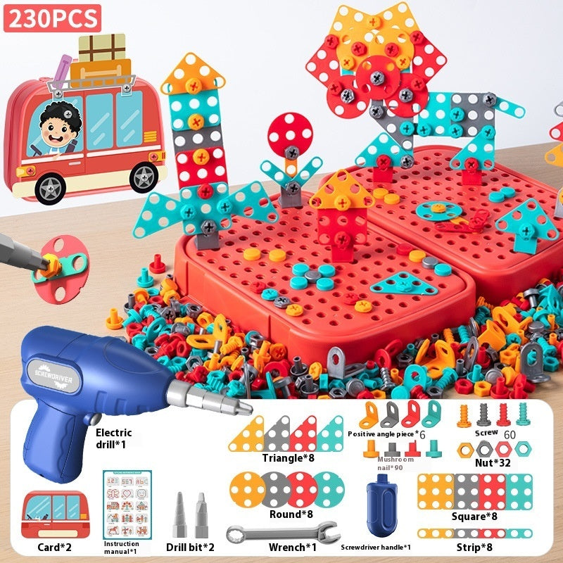 Kids Electric Drill Puzzle – Fun DIY Tool Playset