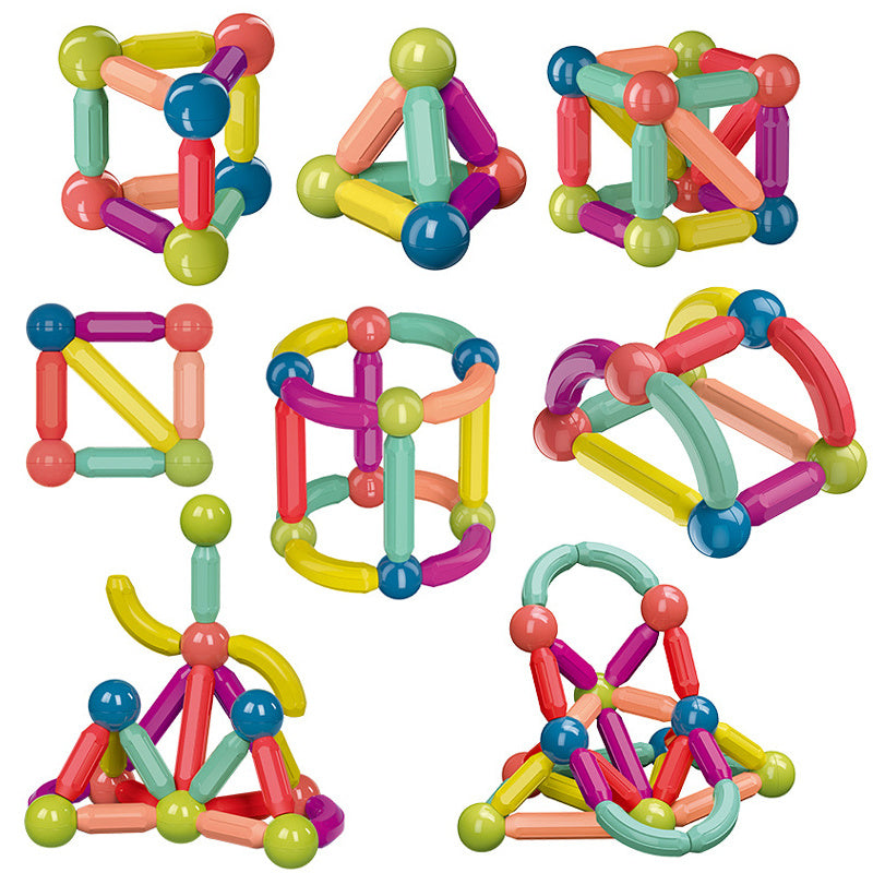 Creative Magnetic Building Sticks for Smart Little Builders