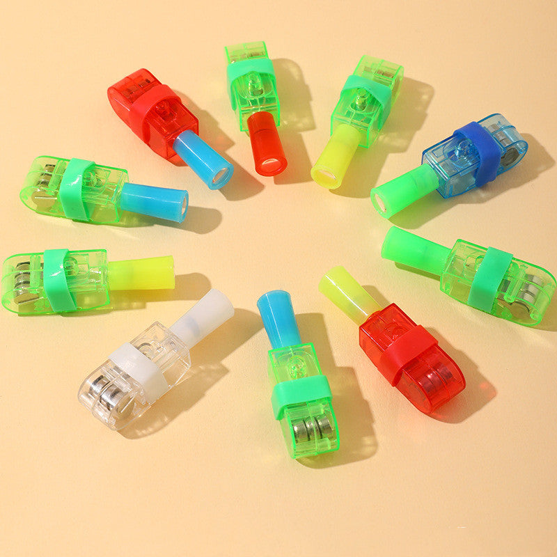 Cute Finger Projection Lamp Toy for Bedtime Fun