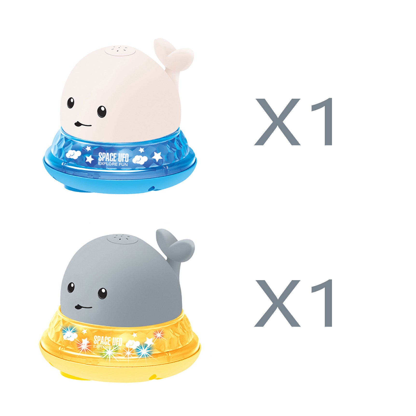 Cute Whale Bath Toy with Magical Water Spray Fun