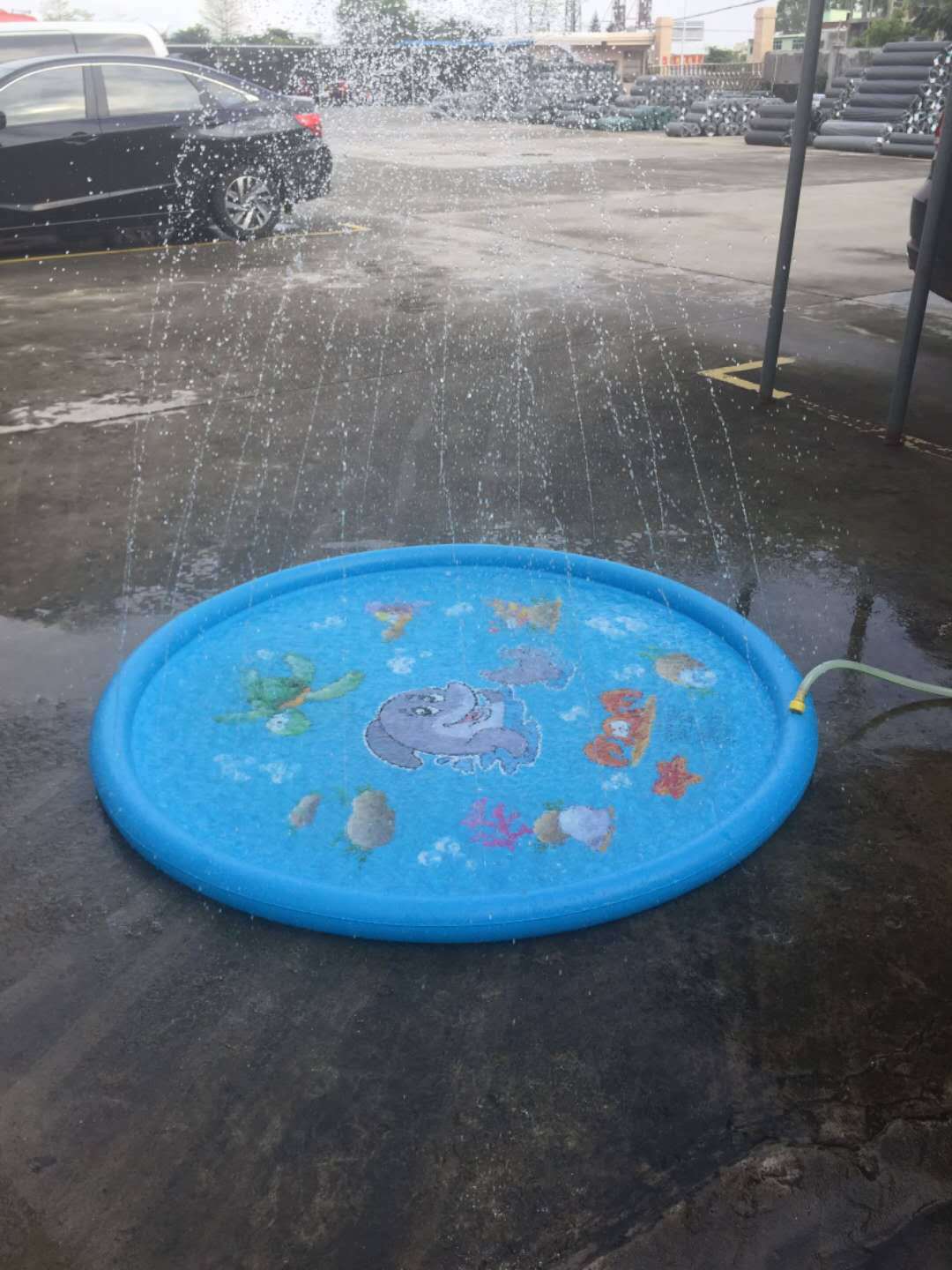 Outdoor Water Splash Pad for Happy Kids Playtime