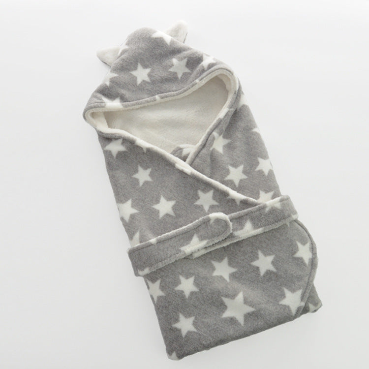 Cozy Printed Baby Swaddle – Soft, Warm, and Adorable