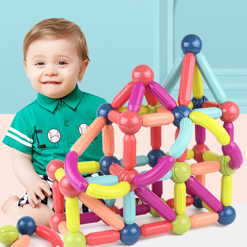 Creative Magnetic Building Sticks for Smart Little Builders