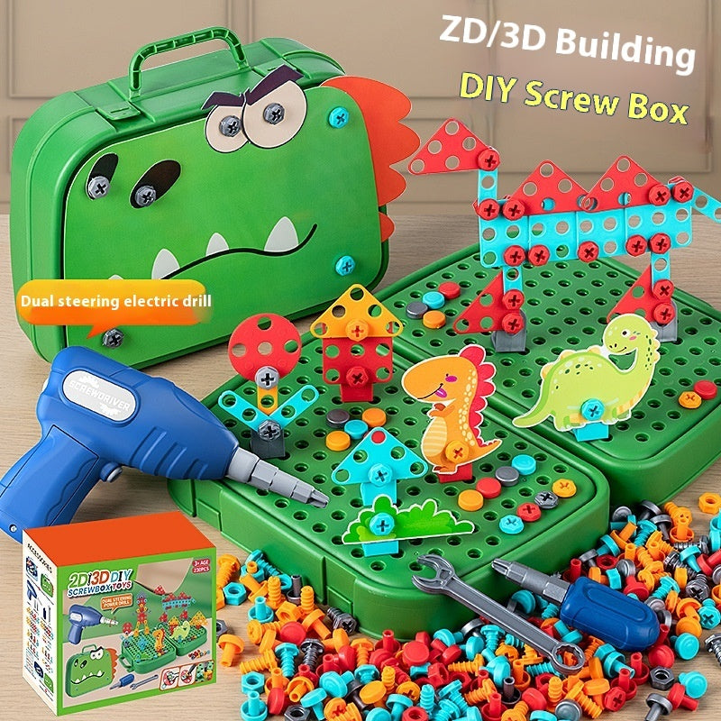 Kids Electric Drill Puzzle – Fun DIY Tool Playset